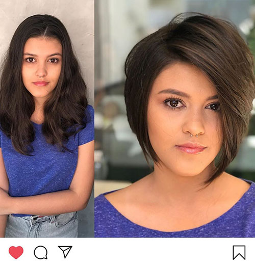 Short Hairstyles For Round Faces