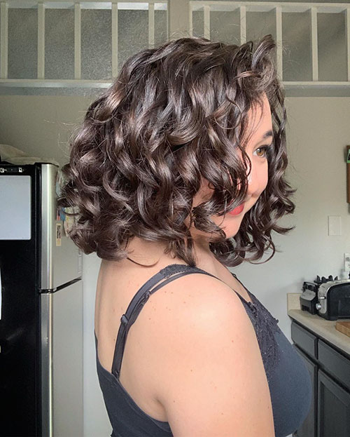 Short Hairstyles For Curly Wavy Hair
