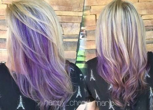 Blonde And Purple Hair Ideas