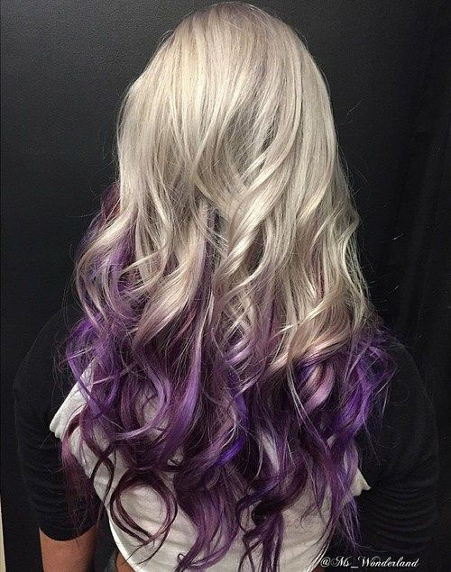 Purple Blonde Hair