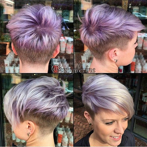 Shaved Hair Styles For Women With Short Hair