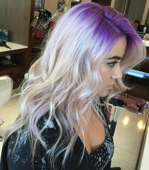 Purple And Blonde Hair Pictures