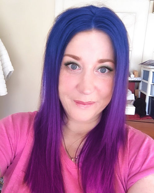 Vivid Purple Hair Color