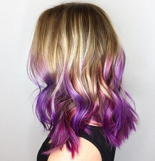 Purple Blonde Hair