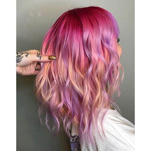Pink Hair Color