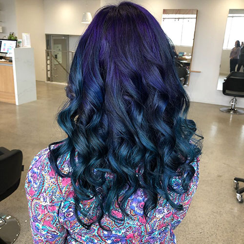 Purple Hair Color Styles