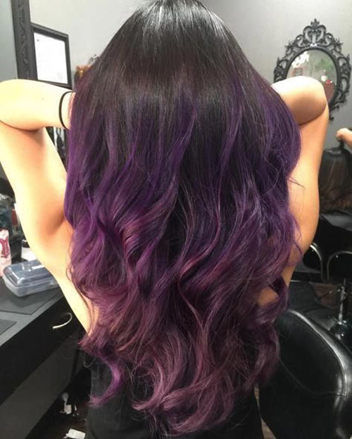 Brown And Purple Hair Pictures