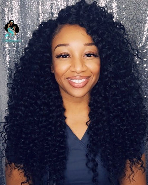 Cute Curly Crochet Hairstyles