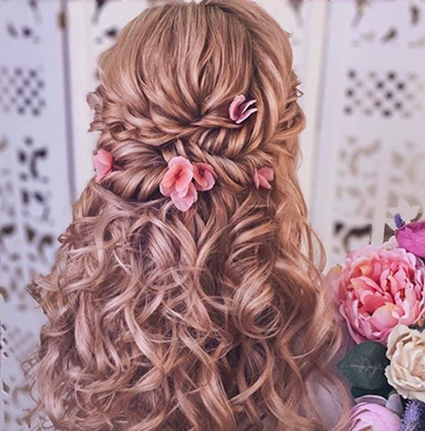 Latest Hairstyles For Wedding Party