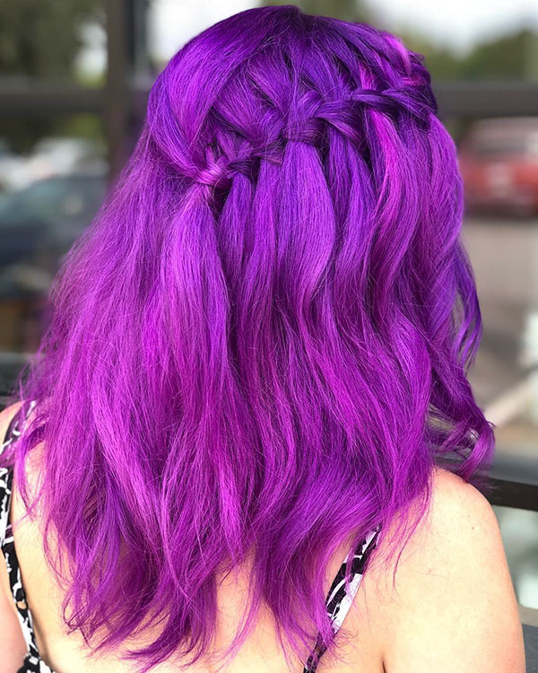 Stunning Purple Hair
