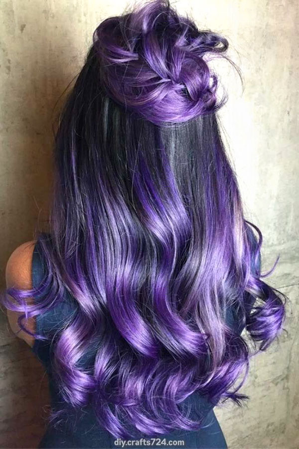Purple Hair Color Images