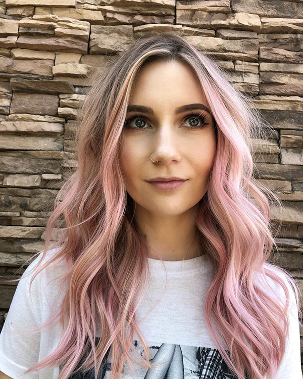 Rose Pink Hair