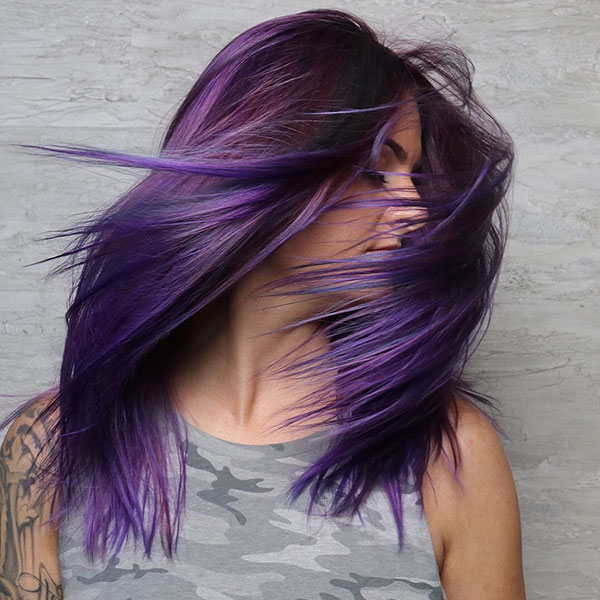 Amazing Purple Hair Color