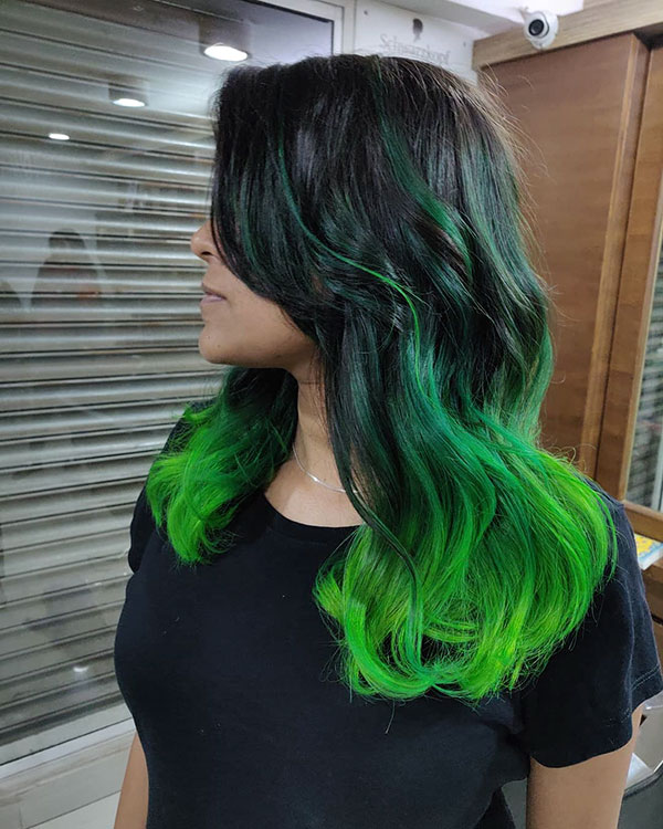 Green Hairstyles