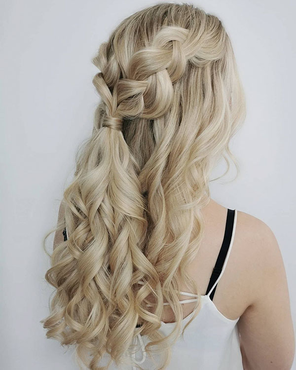 Images Of Half Up Hairstyles