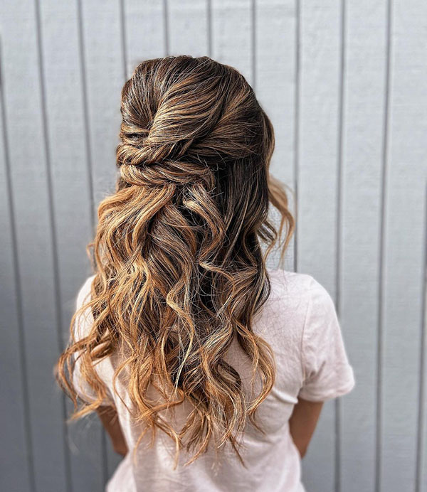 Pictures Of Half Up Hairstyles